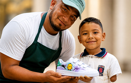 Pinta tus tenis - actividad solidaria